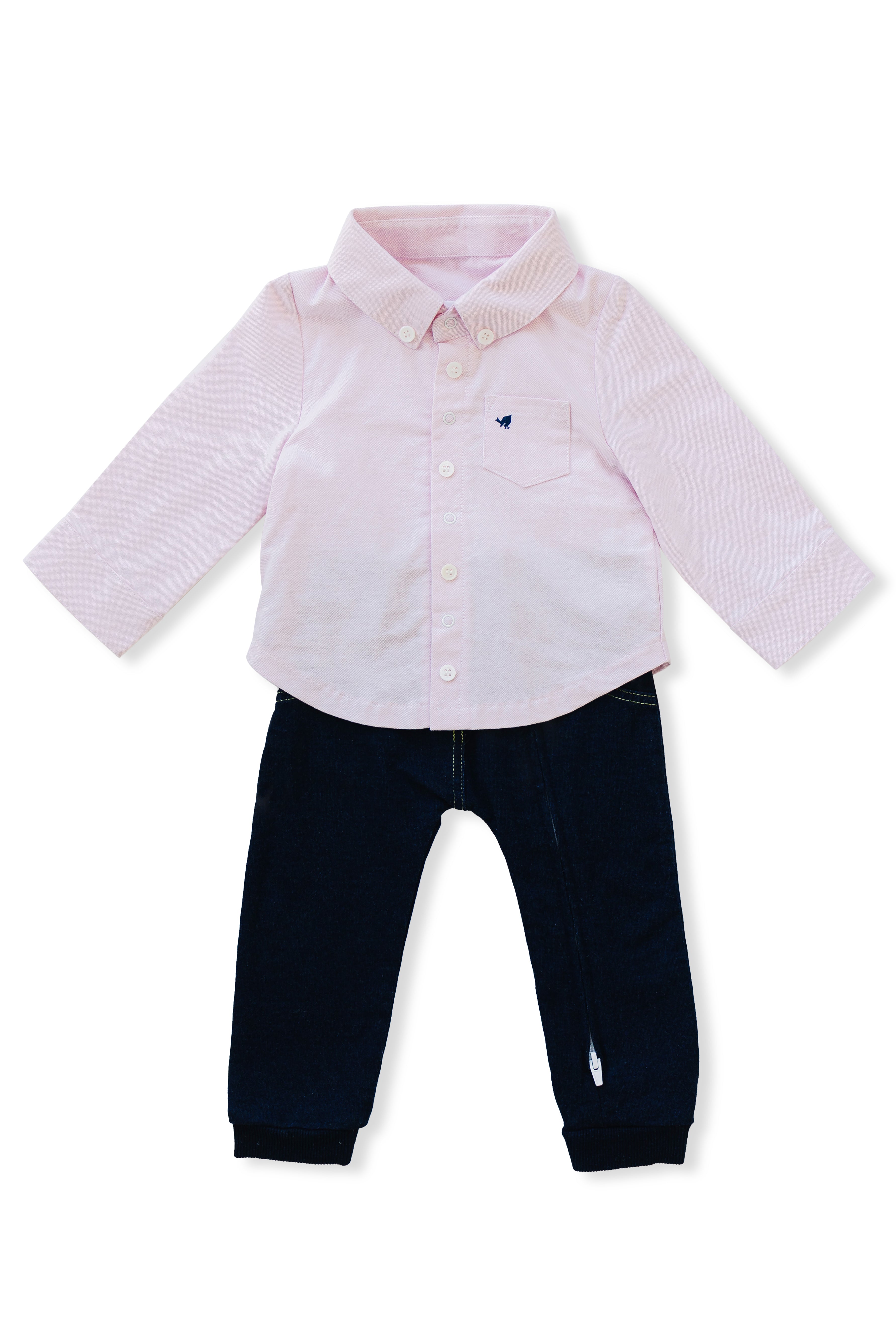 Pink baby boy sales outfit